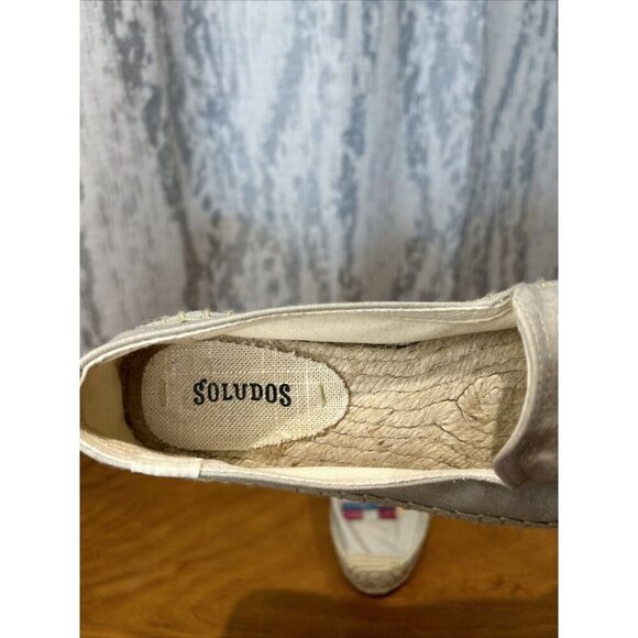 Soludos Espadrille Smoking Slipper Size 7 Pinata Summer Vacation Slip On - Picture 9 of 11